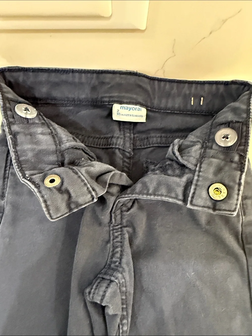 Mayoral Navy 5 Pocket Slim Fit Basic Pant 2T